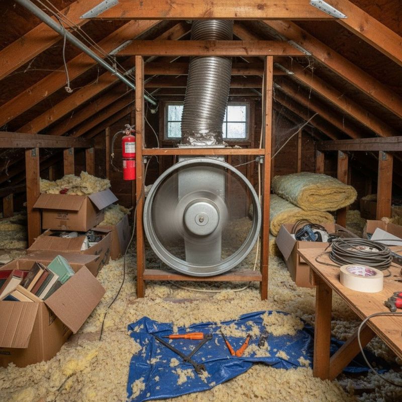 Attic Exhaust Fan Repair in Orem, UT