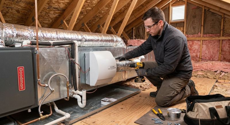 Attic Humidifier Installation in Columbus, OH