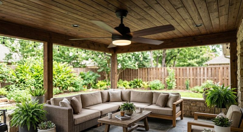 Porch Fan Installation in Kansas City, KS